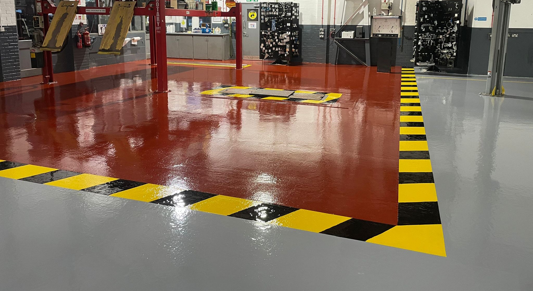 Floor Repairs & Line Marking - Fix holes, cracks & joints in concrete floors