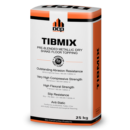 DCP Tibmix - Pre-blended metallic dry shake floor topping