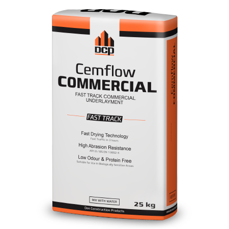 DCP Cemflow Commercial - Industrial floor topping 3-10mm - 25kg bag