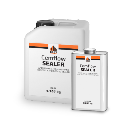 DCP Cemflow sealer - Water based, polyurethane concrete and screed sealer
